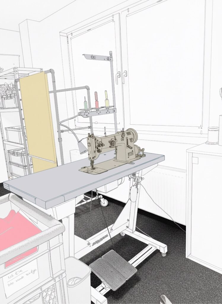 Dieses Bild zeigt die Werkstatt von Seidel Raumgestaltung in Herdecke insbesondere das Atelier